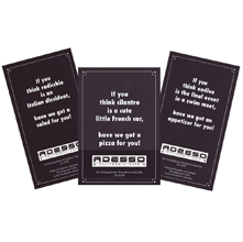 Ads for Providence bistro