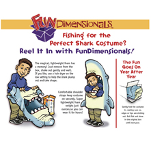 Packaging copy for 3D Halloween costumes