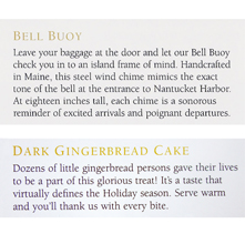 Catalog descriptions